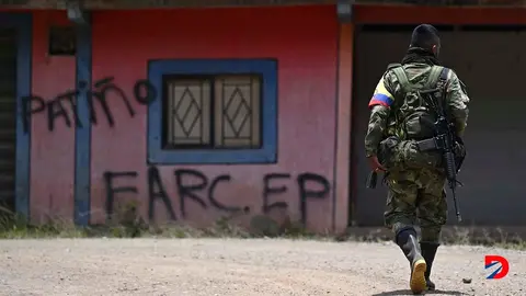 El Ca&ntilde;&oacute;n de Micay ha sido escenario de combates entre el ej&eacute;rcito colombiano y los disidentes de las FARC. Foto: Ra&uacute;l Arboleda / AFP.