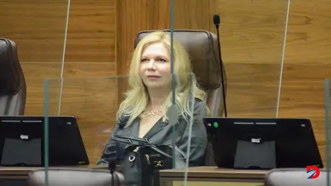 La nueva diputada de la fracci&oacute;n Liberal Progresista tomo juramento previo al inicio de la sesi&oacute;n Solemne en que el Mandatario Rodrigo Chaves emitio para los costarrisences. Foto S&oacute;crates Colindres