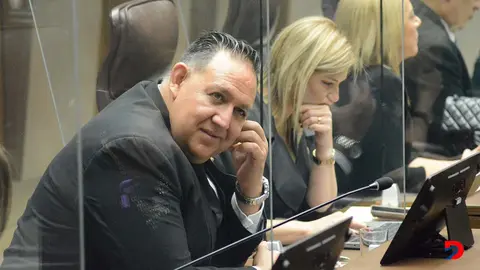 Los diputados de la Unidada Social Cristiana estuvieron escuchando las palabras del Presidente en la entrega de del informe de labores. Foto S&oacute;crates Colindres