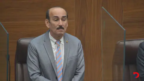 Los diputados de Liberaci&oacute;n no se creyeron el discurso emitido por el Presidente Rodrigo Chaves. Foto S&oacute;crates Colindres