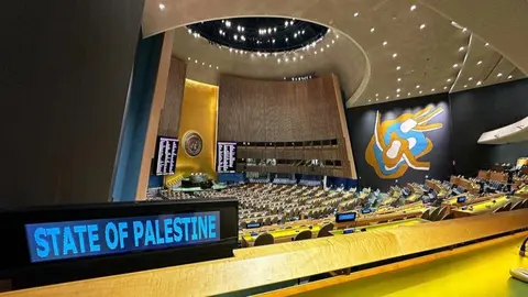 La Asamblea General de la ONU, vot&oacute; a favor de la inclusi&oacute;n de Palestina como Estado Miembro. Foto: ONU