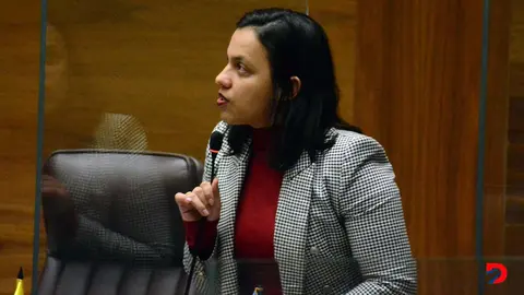 La legisladora Sof&iacute;a Guill&eacute;n del Frente Amplio hizo menci&oacute;n de que las acciones del Presidente son con la idea de beneficiar a los Arias. Foto S&oacute;crates Colindres