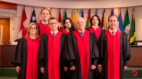 Los jueces de la Corte Interamericana de los Derechos Humanos dictaminaron el caso Cuellar. Foto CIDH