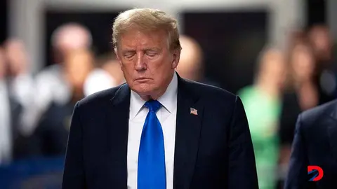Donald Trump se convirti&oacute; en el primer ex presidente de Estados Unidos en ser declarado culpable en un juicio penal. En este caso, por 35 cargos de alteraci&oacute;n de documentos contables. Foto: Steven Hirsch / Pool / AFP.