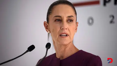 La presidenta electa de M&eacute;xico, Claudia Sheinbaum, trata de tranquilizar a los inversionistas. Foto: Yuri Cortez / AFP.