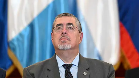 Bernardo Ar&eacute;valo, presidente de Guatemala. Foto: Johan Ord&oacute;&ntilde;ez / AFP.