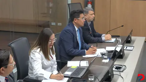 Jerarcas del AyA comparecieron antes la Comisi&oacute;n de Ingreso y Gasto P&uacute;blico de la Asamblea Legislativa, pero sus respuestas generaron m&aacute;s dudas a los congresistas. Foto: Captura de pantalla.