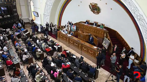 La Asamblea Nacional de Venezuela aprob&oacute; este jueves nuevas regulaciones a las organizaciones no gubernamentales. Foto: Federico Parra / AFP.