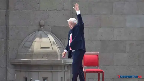 El presidente de M&eacute;xico, Andr&eacute;s Manuel L&oacute;pez Obrador, goza de una alta popularidad, a un mes de dejar el cargo. Foto: Rodrigo Oropeza / AFP.