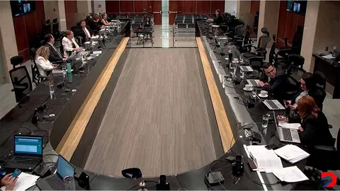 Los magistrados de la Corte Plena