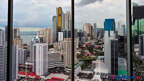 Vista del &aacute;rea comercial de Ciudad de Panam&aacute;. Foto: Mart&iacute;n Bernetti / AFP.