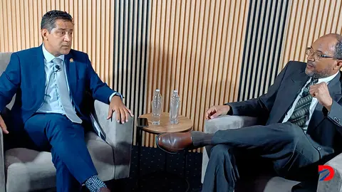 El ministro de Hacienda, Nogui Acosta, convers&oacute; con el director de DespertarCR, Reinaldo Lewis