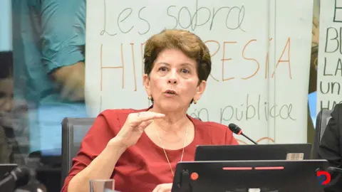 La contralora g,eneral, Marta Acosta es una de las funcionarias amenzadas de muerte, seg&uacute;n confirm&oacute; la CGR.