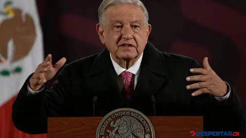 Andr&eacute;s Manuel L&oacute;pez Obrador ofreci&oacute; este lunes su &uacute;ltima conferencia de prensa como presidente de M&eacute;xico. Ma&ntilde;ana termina su per&iacute;odo. Foto: Alfredo Estrella / AFP.