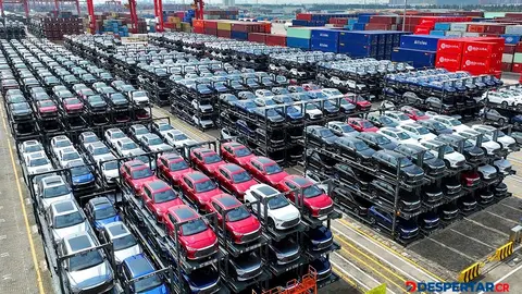 La creciente producci&oacute;n de autos chinos es vista con inquietud en Europa. Foto: AFP.