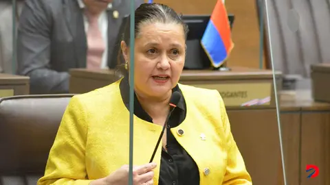 La diputada del Partido Unidad Social Cristiana Vanessa Castro considera oportunas las medidas tomadas por el Juez de Hacienda en el caso de los directivos de la Caja. Foto S&oacute;crates Colindres