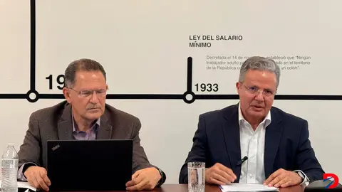 El coordinador de la Comisi&oacute;n Especial Salarial de UCCAEP, Jos&eacute; Muale Hernando solicit&oacute; al CNS respetar los acuerdos previos alcanzados y la metodolog&iacute;a de fijaci&oacute;n de salarios m&iacute;nimos para el 2025. Foto:  Ministerio de Trabajo.