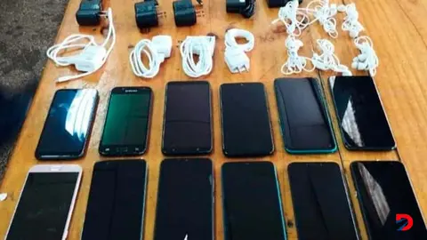 La autoridades penitenciarias durante el ultimo trimestre del 2023  decomisaron un total de  784 tel&eacute;fonos celulares y 563 chips internacionales. Foto Pol&iacute;cia Penitenciaria