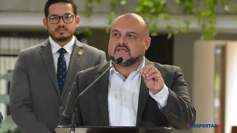 El presidente de la Comisi&oacute;n Nacional de Emergencias Alejandro Picado. Foto S&oacute;crates Colindres