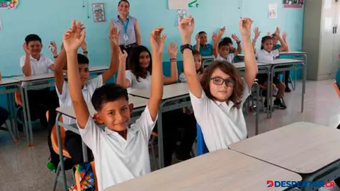 La cobertura escolar en primaria es muy alta al igual que la preescolar. Foto: MEP.