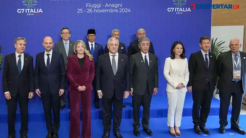 Los pa&iacute;ses del G7 reconocieron a Edmundo Gonz&aacute;lez Urrutia como presidente electo de Venezuela. Foto: Alessandra Tarantino / pool / AFP.
