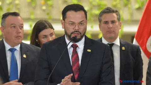 Marco Acu&ntilde;a Presidente del ICE expuso los resultados de la Instituci&oacute;n. Foto S&oacute;crates Colindres