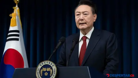 Yoon Suk Yeol, presidente de Corea del Sur. Foto: cortes&iacute;a, Oficina Presidencial de Corea / AFP.