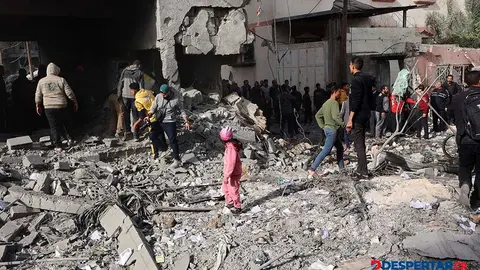 Israel tambi&eacute;n mantiene sus operaciones militares en Gaza. Foto: Omar Al-Qattaa / AFP.