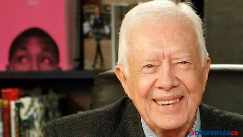 El expresidente de Estados Unidos, Jimmy Carter, cuando en 25 de marzo del presente a&ntilde;o promov&iacute;a su nuevo libro, en Nueva York. Foto: Jemal Countess / Getty Images North America / AFP.