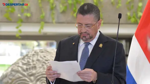 Rodrigo Chaves, presidente de la Rep&uacute;blica.
