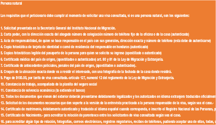 requisitos