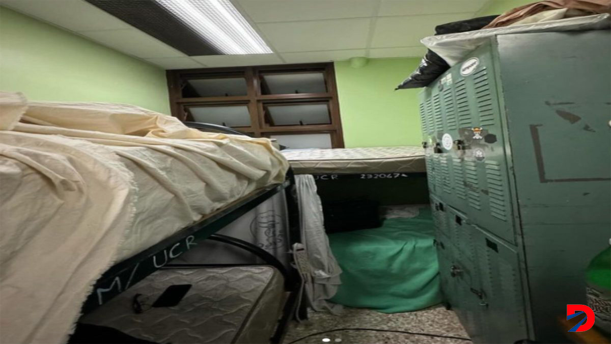 Cuarto de descanso para médicos. Foto Realidad Médicos CCSS